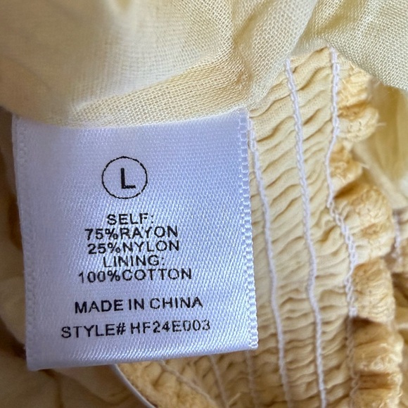 Fashion Nova Yellow Strapless Jumpsuit - Picture 5 of 5